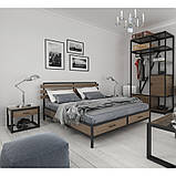 Приліжковий столик у стилі LOFT (NS-1491), фото 2