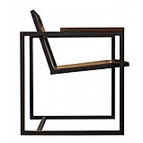 Крісло в стилі LOFT Чорне (NS-732), фото 2