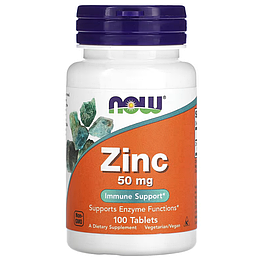 Zinc 50 мг Now Foods 100 таблеток