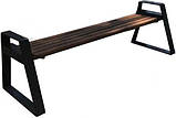 Лавка без спинки Loft RUD Бонго-В 1,6 м, фото 3