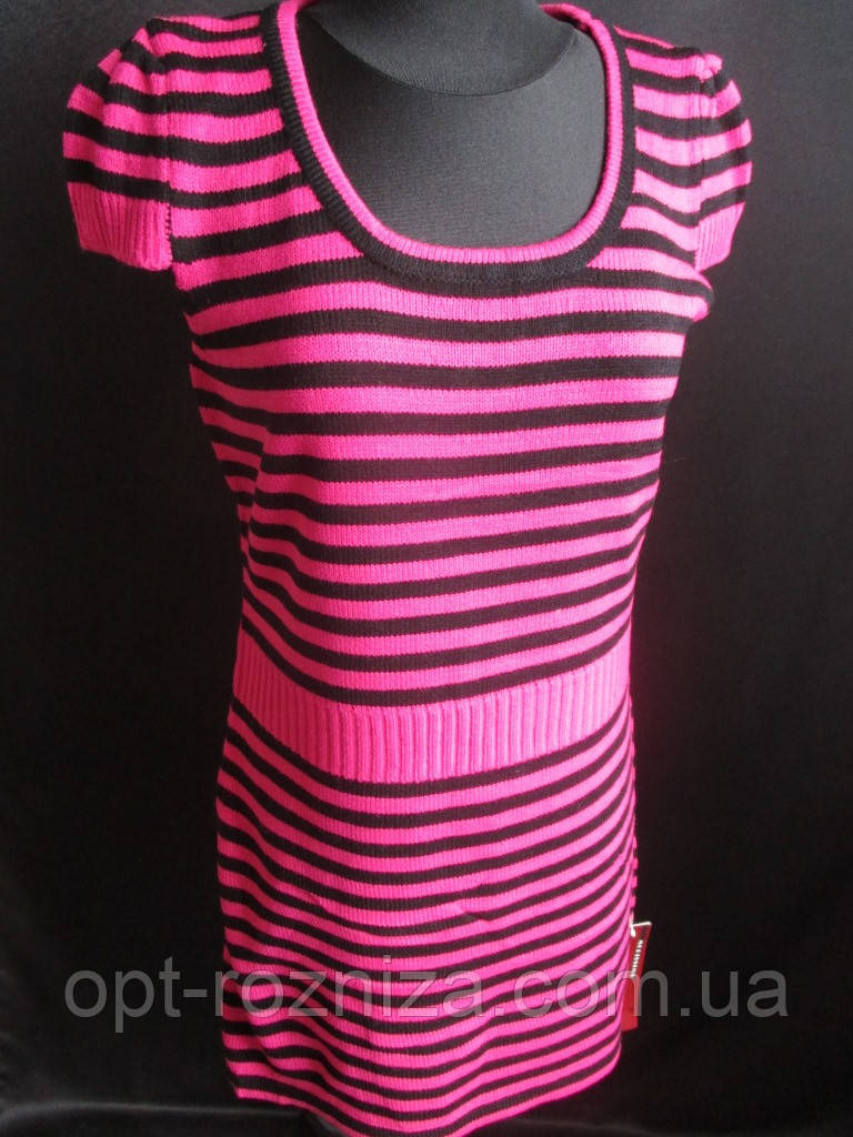 Молодіжні теплі туніки в смужку., фото 1