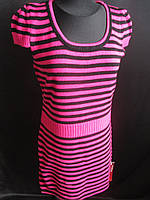 Молодіжні теплі туніки в смужку.