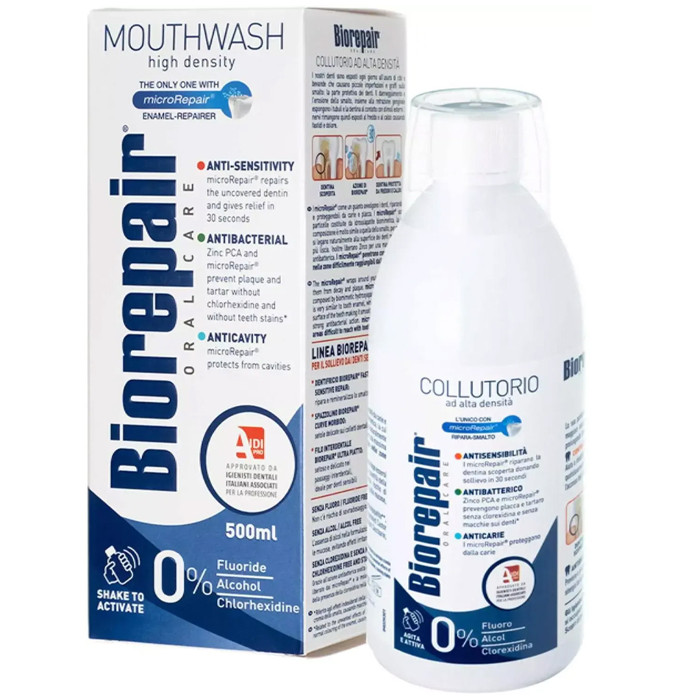 Ополіскувач «Професійне відновлення й захист» BioRepair Oral Care Mouthwash 500 мл, фото 1
