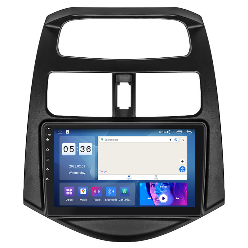 Al Штатна магнітола для Ravon R2 2016-2020 екран 9" 2/32 Gb CarPlay 4G Wi-Fi GPS Prime Android, фото 1