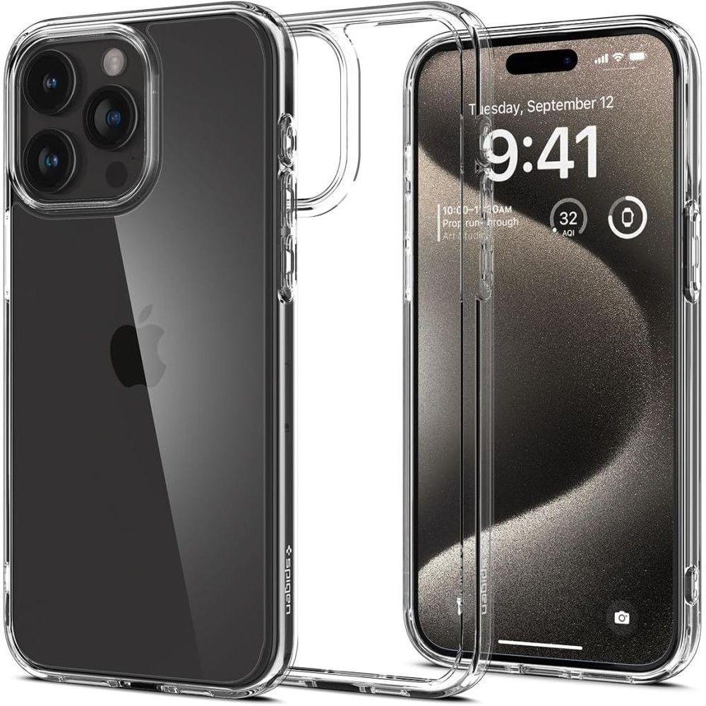 Чохол Spigen Ultra Hybrid до iPhone 15 Pro Crystal Clear (ACS06707)