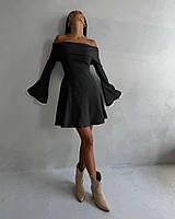 Шикарна сукня в рубчик новинка 2024