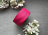 Стрічка репсова 4 см, 25 ярд оптом малинового (azalea) кольору, фото 4