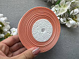 Стрічка репсова 2,5 см, 25 ярд оптом персикового (petal peach) кольору, фото 6