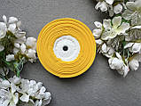 Стрічка репсова 2,5 см, 25 ярд оптом жовтого (daffodil) кольору, фото 6