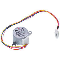 Двигун (мотор) кроковий тяги шторок для кондиціонера MP24J-B 12V Beko 9196030126, фото 4