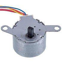 Двигун (мотор) кроковий тяги шторок для кондиціонера MP24J-B 12V Beko 9196030126, фото 5