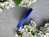 Стрічка репсова з люрексом 0.9 см, 25 ярд, синього (electric blue) кольору зі сріблом, фото 5