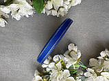 Стрічка репсова з люрексом 0.9 см, 25 ярд, синього (electric blue) кольору зі сріблом, фото 4