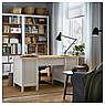 Письмовий стіл IKEA HEMNES 155х65см Білий 205.350.44, фото 2