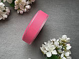 Стрічка репсова з люрексом 2,5 см, 25 ярд рожевого (hot pink) кольору, фото 2