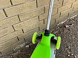 Самокат триколісний Scooter MG002A Салатовий ORG, фото 4