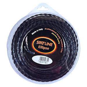 Жилка для тримера Siat / Сіат спіральна 3,3 мм x 38 м (Siat Ellipse Twist Black для мотокоси) (Італія)