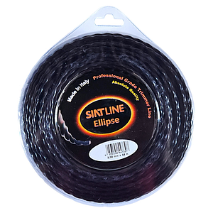 Жилка для тримера Siat / Сіат спіральна 3,0 мм x 44 м (Siat Ellipse Twist Black для мотокоси) (Італія)