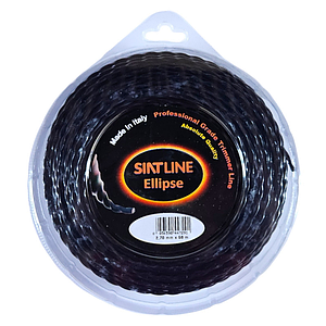 Жилка для тримера Siat / Сіат спіральна 2,7 мм x 58 м (Siat Ellipse Twist Black для мотокоси) (Італія)