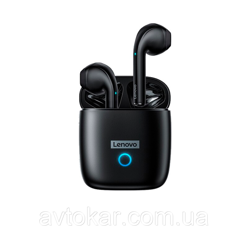 Уцінка* Навушники Lenovo LP50 black *80% заряду ORG, фото 1