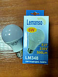 Лампа Lemanso світлодіодна 6 Вт 500Lm Е27 куля LM348, фото 3