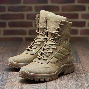 Жіночі тактичні берці демісезонні койот, військові черевики для жінок весна осінь, розмір 37-41