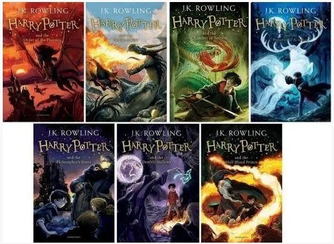 Комплект книг: "Гаррі Поттер (Harry Potter) 7 книг" — Джоан Роулінг (Англійською мовою)