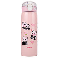 Металевий герметичний термос "Cool panda" 500 мл, 4 різновиди