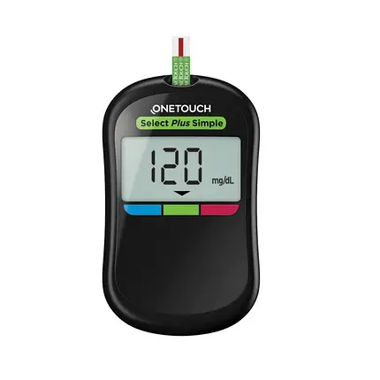 Глюкометр OneTouch Select Plus Simple (ВанТач Селект Плюс Сімпл)+ 50 тест-смужок, фото 1