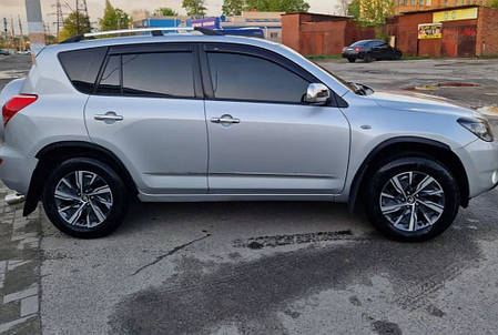 Накладки на арки  4шт  чорні  ABS-пластик  для Toyota Rav 4 2006-2013 рр, фото 1