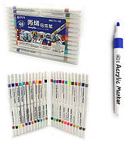 Набір акрилових скетчмаркерів 48 кольорів Aodemei Art