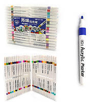 Набір акрилових скетчмаркерів 60 кольорів Aodemei Art