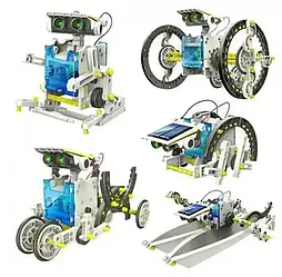 Конструктор робот на сонячних батареях Solar Robot 14 в 1