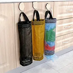 Кухонний сміттєвий органайзер, настінний тримач для пластикових пакетів LY-458, Підвісний Контейнер