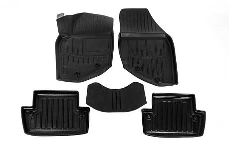 Килимки Stingray 3D 5 шт поліуретан для Volvo S60 2000-2009 рр, фото 1