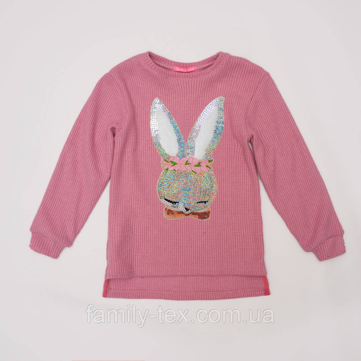 Светр дитячий в'язаний SmileTime Shiny Bunny, рожевий