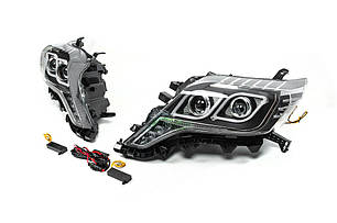 Передня оптика FullLED  2013-2017  2 шт  для Toyota Land Cruiser Prado 150, фото 2