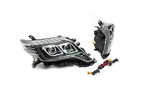 Передня оптика FullLED  2013-2017  2 шт  для Toyota Land Cruiser Prado 150, фото 3