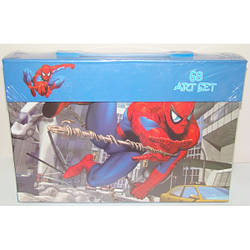 Набір для дитячої творчості "Spider-man" (68 предметів) валіза