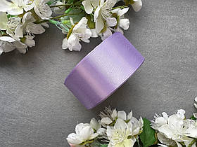 Стрічка атласна 4 см, 25 (23 м) ярд, бузкового кольору