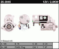 Стартер JS1321, 12V-2.0kW-9t, на Land Rover Freelander I 2.0 TD4, Rover 75