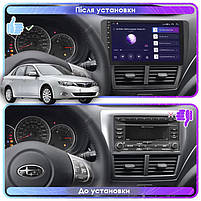 Штатна магнітола 9" Lesko для Subaru Impreza III 2007-2011 2/32Gb/4G/ Wi-Fi Premium Субару 1 шт., фото 4