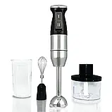 Електричний блендер ручний BITEK BT-326 4в1 1600 Вт, Потужний заглибний побутовий універсальний блендер для дому, фото 9