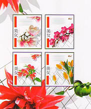 Зошит 60 арк. клітинка "Бріск" / Аромат квітів