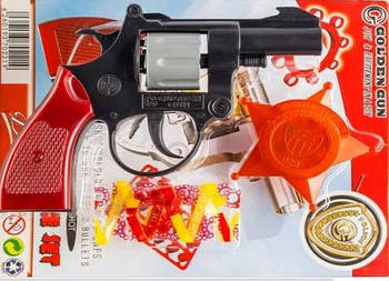 Іграшковий револьвер "Дена" GOLDEN GUN 238 G-Rich