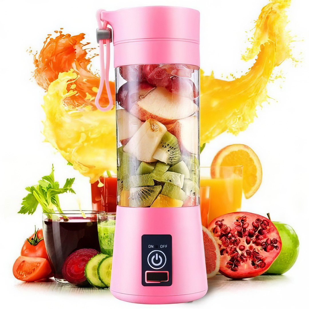 Пляшка-блендер на акумуляторі для коктейлів та смузі Juice Cup USB 380 мл Блендер для приготування напоїв
