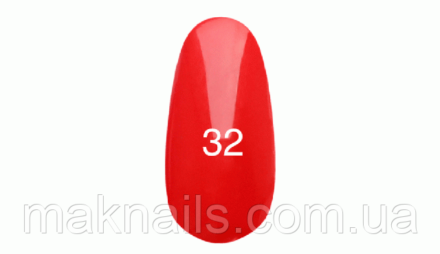 Гель лак №32 (світло-червоний, емаль) 7 мл.