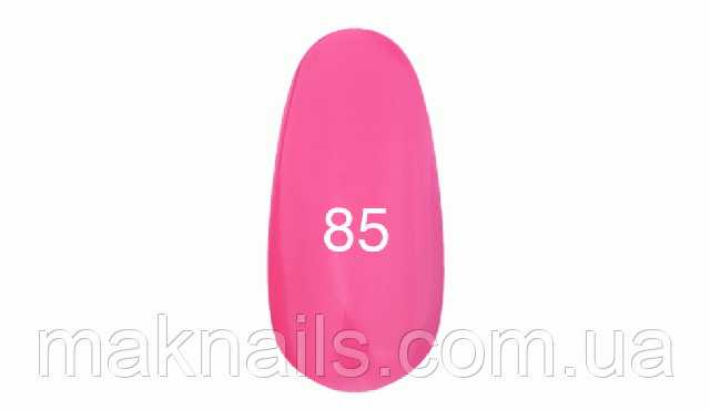 Гель-лак No85 (насичено рожевий, емаль) 7 мл.