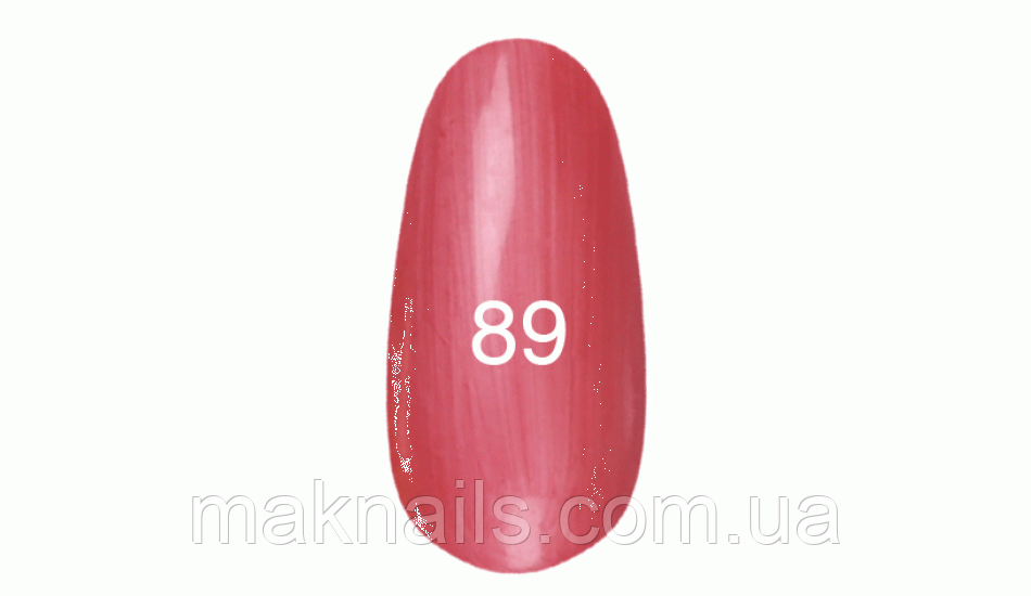Гель лак №89 (ккоралловый з перламутром) 7 мл.