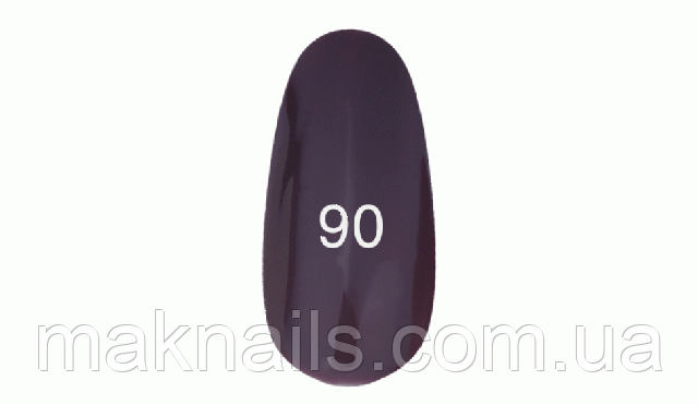 Гель-лак No90 (сливовий, емаль) 7 мл.